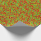 Herfstkleuren Abstract geometrisch ontwerp Cadeaupapier (Hoek)