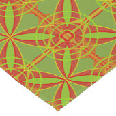 Herfstkleuren Abstract geometrisch ontwerp Korte Tafelloper (Hoek)
