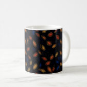 Herfstkleuren Abstract patroon Koffiemok (Voorkant rechts)