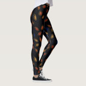 Herfstkleuren Abstract patroon Leggings (Rechts)