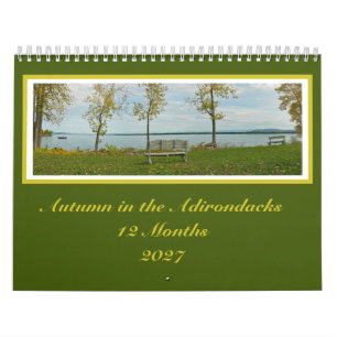 Herfstkleuren Adirondack 12 Maanden Kalender