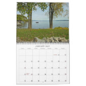 Herfstkleuren Adirondack 18 Maanden Kalender (Jan 2027)