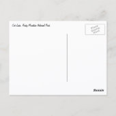Herfstkleuren bij Cub Lake Briefkaart (Achterkant)