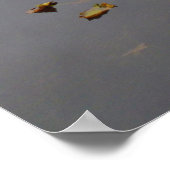 Herfstkleuren bij Cub Lake Poster (Hoek)