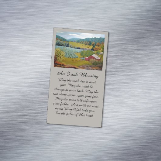 Herfstkleuren bij Vineyard Magnetisch Visitekaartje (Voorbeeld)