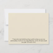 Herfstkleuren Bijbelvers Aanmoediging Kaart (Achterkant)