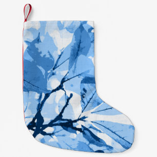 Herfstkleuren, bladeren 4 kleine kerstsok
