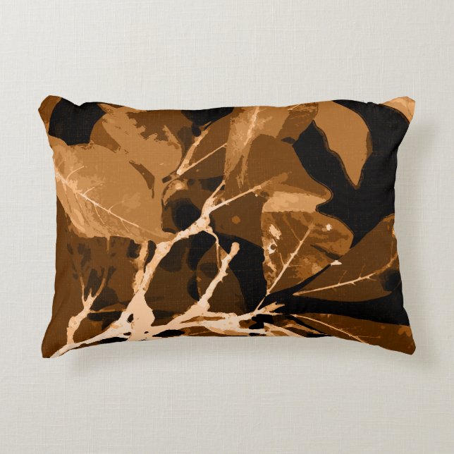 Herfstkleuren, bladeren 6 accent kussen (Voorkant)