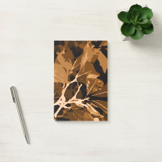 Herfstkleuren, bladeren 6 post-it® notes (Kantoor)