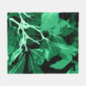 Herfstkleuren, bladeren 7 fleece deken (Voorkant (Horizontaal))
