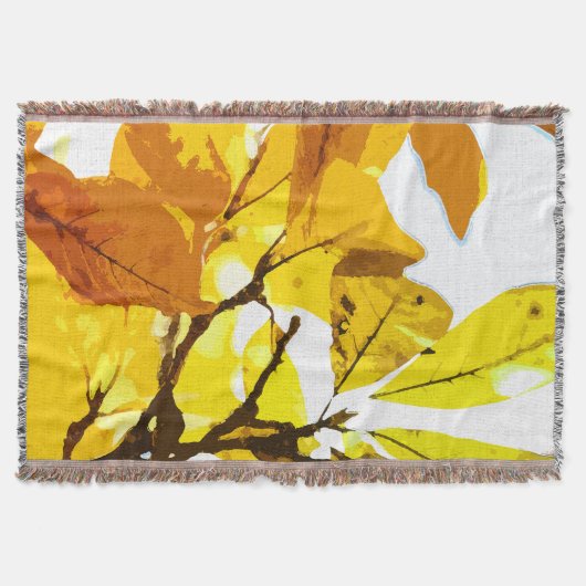 Herfstkleuren, bladeren deken (Voorkant)