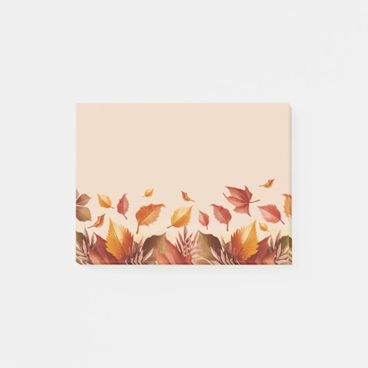Herfstkleuren Bladeren Notities Post-it® Notes (Voorkant)