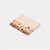Herfstkleuren Bladeren Notities Post-it® Notes (Schuin)