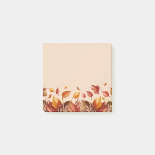 Herfstkleuren Bladeren Notities Post-it® Notes (Voorkant)