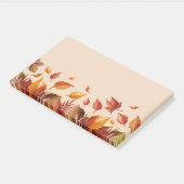 Herfstkleuren Bladeren Notities Post-it® Notes (Schuin)