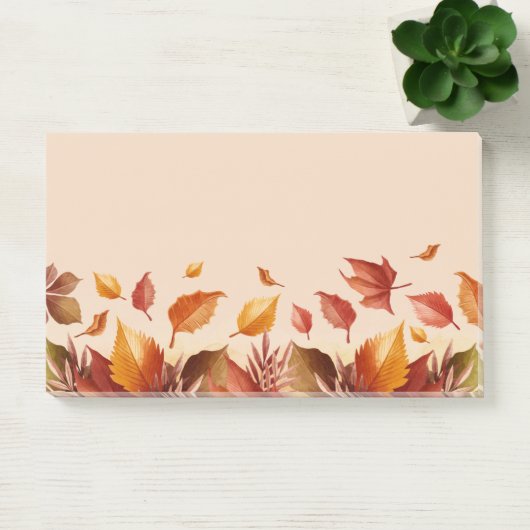Herfstkleuren Bladeren Notities Post-it® Notes (Kantoor)