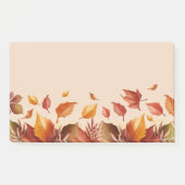 Herfstkleuren Bladeren Notities Post-it® Notes (Voorkant)
