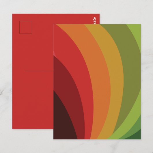 Herfstkleuren briefkaart (Voorkant / Achterkant)