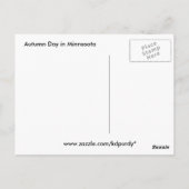 Herfstkleuren Briefkaart (Achterkant)