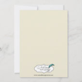 Herfstkleuren: Burgundy en Rode Takken Jubileum Kaart (Achterkant)