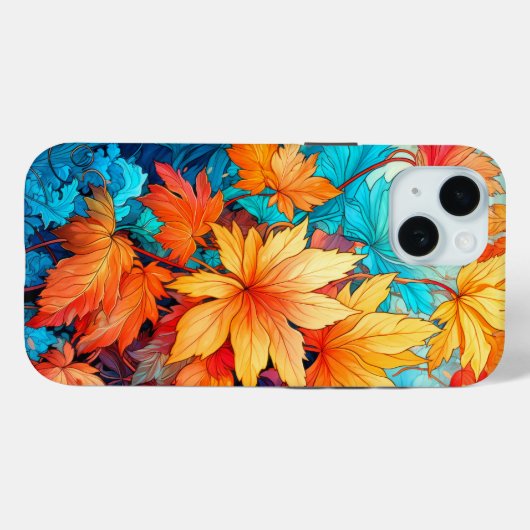 Herfstkleuren Case-Mate iPhone Case (Achterkant (horizontaal))