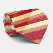 Herfstkleuren Das Met Zig Zag en Strepen (Opgerold)