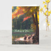 Herfstkleuren denken aan je moeilijke tijd kaart (Gele Bloem)