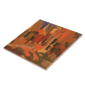 Herfstkleuren door Tom Thomson Tegeltje (Zijkant)