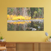 Herfstkleuren en reflecties canvas afdruk (Insitu (Woonkamer))