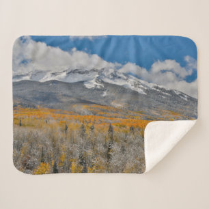 Herfstkleuren Espen &    Rocky Mountains, Colorado Sherpa Deken