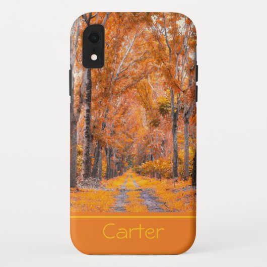 Herfstkleuren gepersonaliseerd Case-Mate iPhone case (Achterkant)