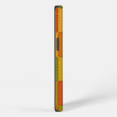 Herfstkleuren gewatteerde patchwork iPad case iPhone Hoesje (Rechterkant)