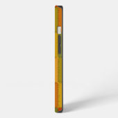 Herfstkleuren gewatteerde patchwork iPad case iPhone Hoesje (Linkerkant)