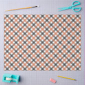 Herfstkleuren Gingham Tissuepapier (Craft)