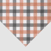 Herfstkleuren Gingham Tissuepapier (Detail)