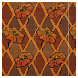Herfstkleuren Harlekijn en Poppies Stof