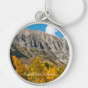 Herfstkleuren in Crested Butte, Colorado Sleutelhanger