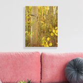 Herfstkleuren in de Colorado-aspes Canvas Afdruk (Insitu (Woonkamer))