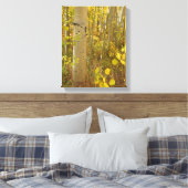 Herfstkleuren in de Colorado-aspes Canvas Afdruk (Insitu (Slaapkamer))