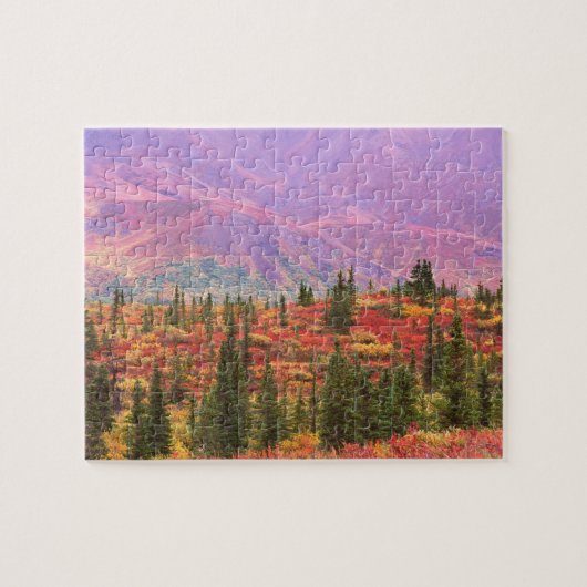 Herfstkleuren in Denali National Park Legpuzzel (Horizontaal)