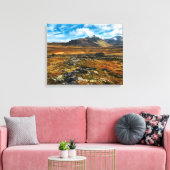 Herfstkleuren in het landschap canvas afdruk (Insitu (Woonkamer))