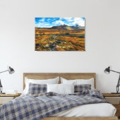 Herfstkleuren in het landschap canvas afdruk (Insitu (Slaapkamer))