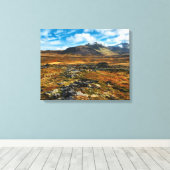 Herfstkleuren in het landschap canvas afdruk (Insitu (Houten vloer))