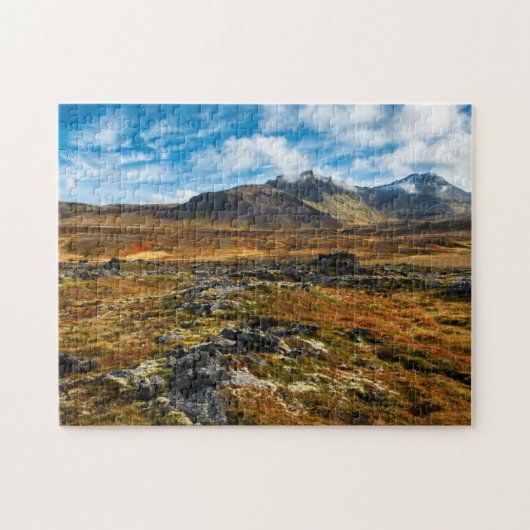 Herfstkleuren in het landschap legpuzzel (Horizontaal)