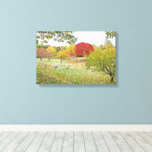 HERFSTKLEUREN IN HET PARK" Canvasprint op spanram Canvas Afdruk (Insitu (Houten vloer))