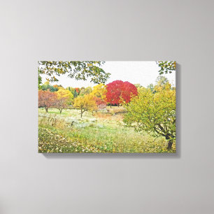 HERFSTKLEUREN IN HET PARK" Canvasprint op spanram Canvas Afdruk