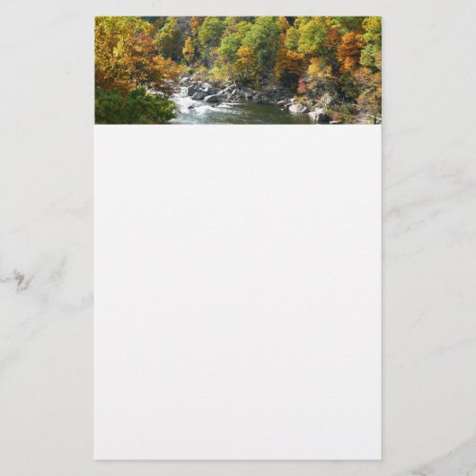 Herfstkleuren in Ohiopyle State Park Briefpapier (Voorkant)