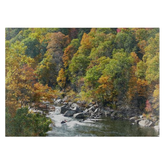 Herfstkleuren in Ohiopyle State Park Snijplank (Voorkant)