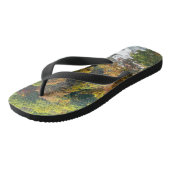 Herfstkleuren in Ohiopyle State Park Teenslippers (Schuin)