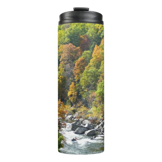 Herfstkleuren in Ohiopyle State Park Thermosbeker (Voorkant)